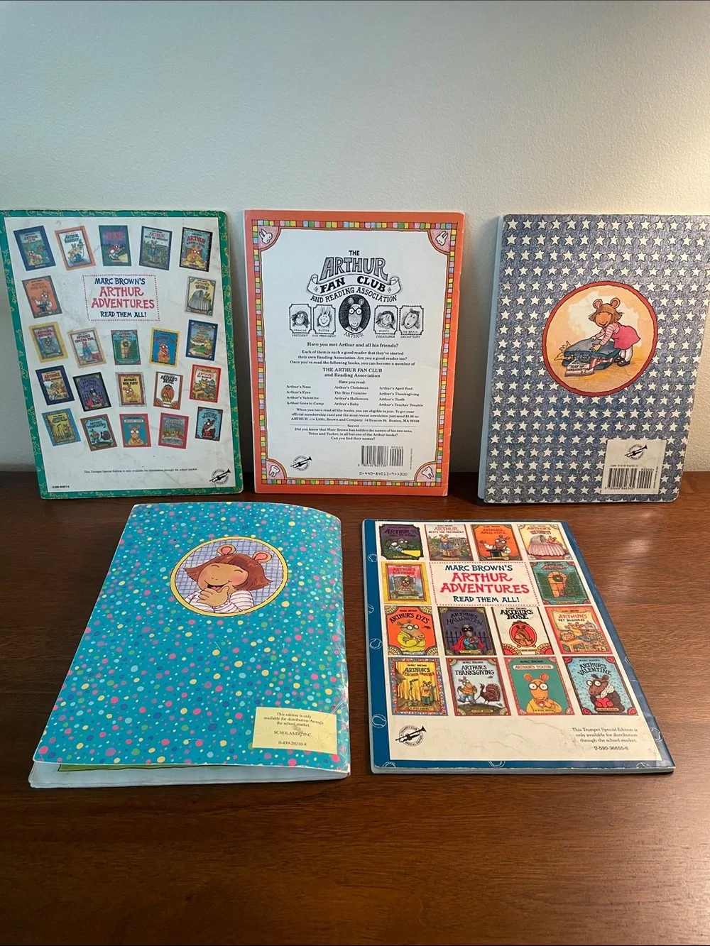 Arthur Books by Marc Brown Lot of 5 Classic Children’s Books